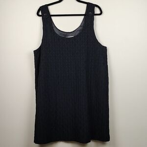 Mango MNG Black Quilted Jumper Fully Lined NWOT